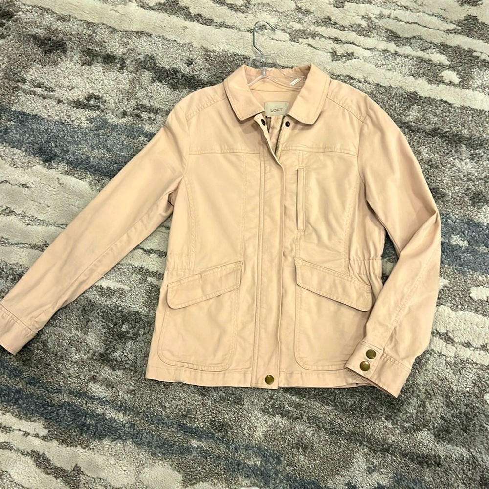 LOFT Blush Pink Casual Jacket Medium